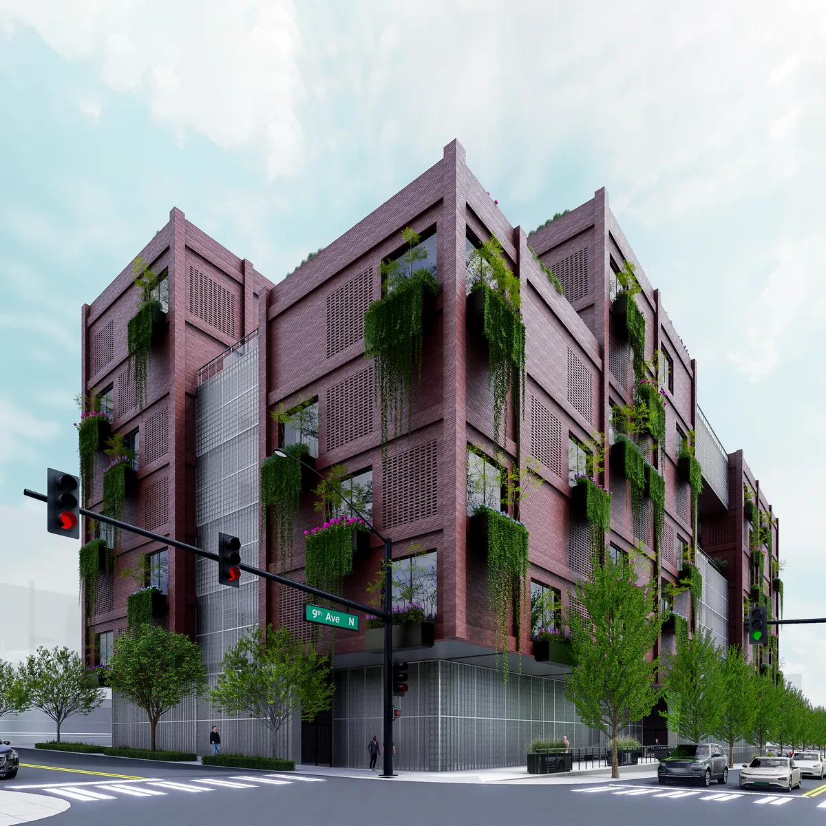 Exterior facade